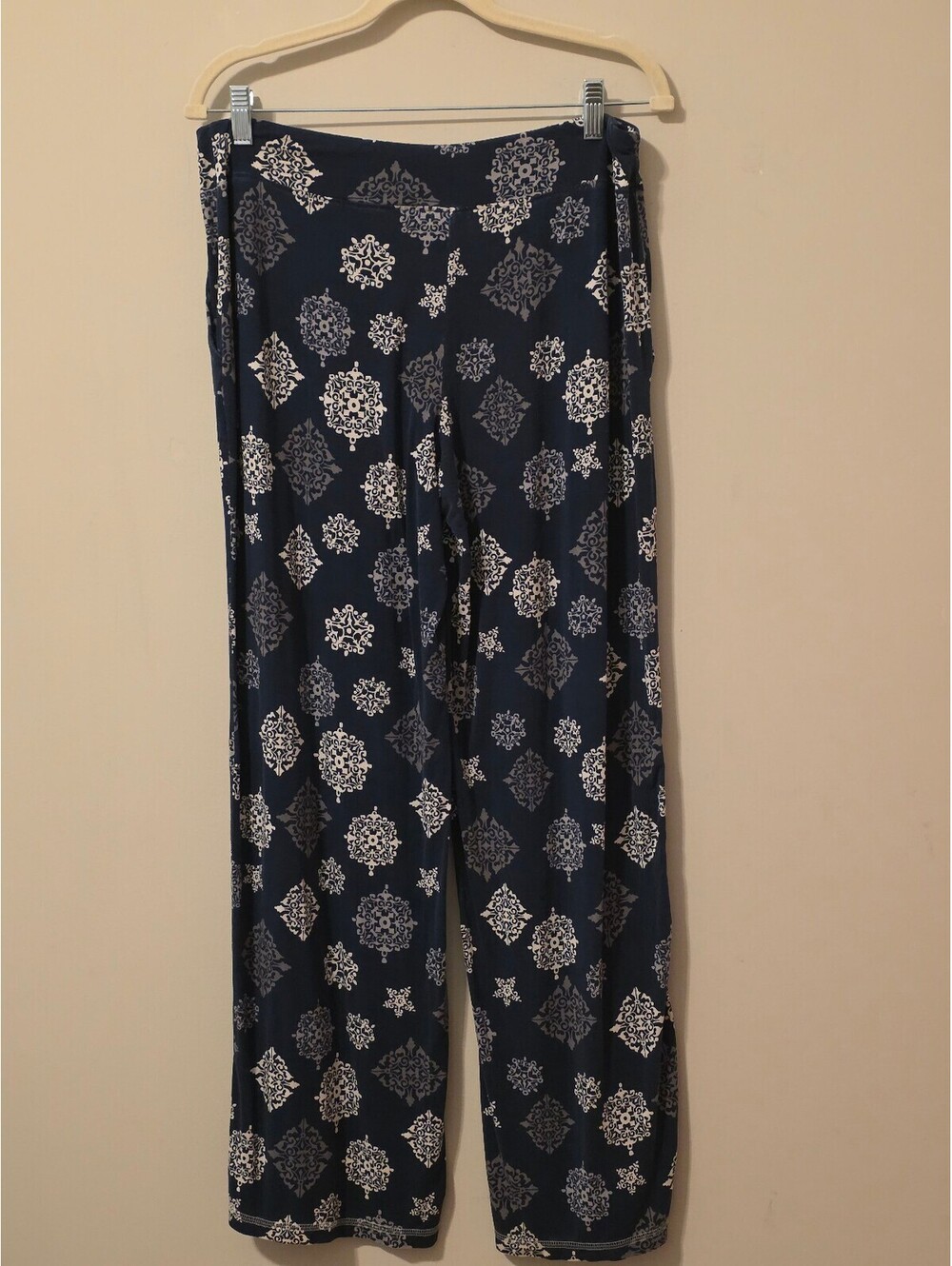 Soma Navy Blue Rayon Spandex Lounge Pants Medium